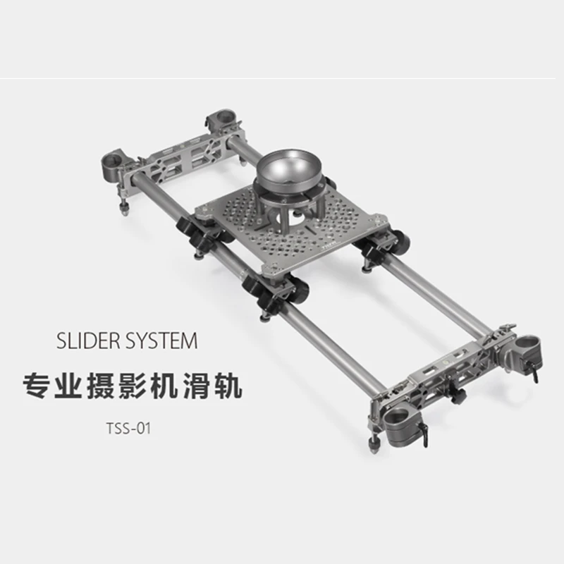 틸타 전문 슬라이더 시스템 돌리 트랙 카메라 돌리, 150mm 보울 포함, 틸타 맥스, 100mm 보울과 호환 가능