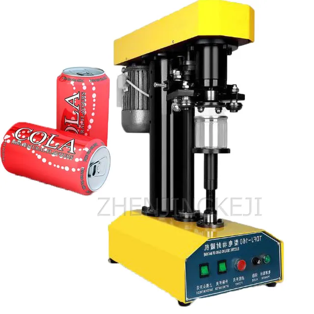 $US $503.28 Dual Motors Electric Seal Pot Machine Drink Plastic Tank Tinplate Metal Can Paper Semi-Automatic Can Stopper Equipment 220V/110V
