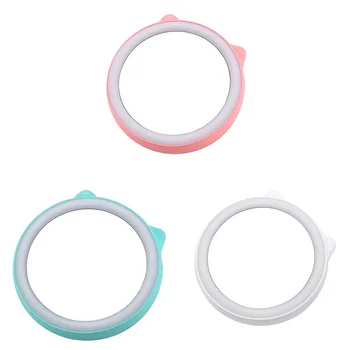 

5200MAh Portable Mini Mobile Power, Portable Mirror Wireless USB Charging, with LED Lighting, Mini Vanity Mirror, Compact Travel