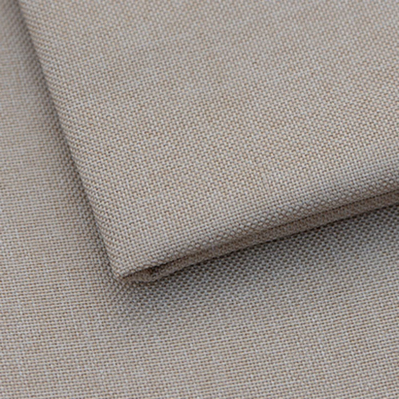 1x1.5m Linen Fabric Cloth DIY Apparel Sewing Fabrics for Patchwork Sofa Cloth Coat Clothes Needlework Handmade Fabric Material - Цвет: Светло-серый