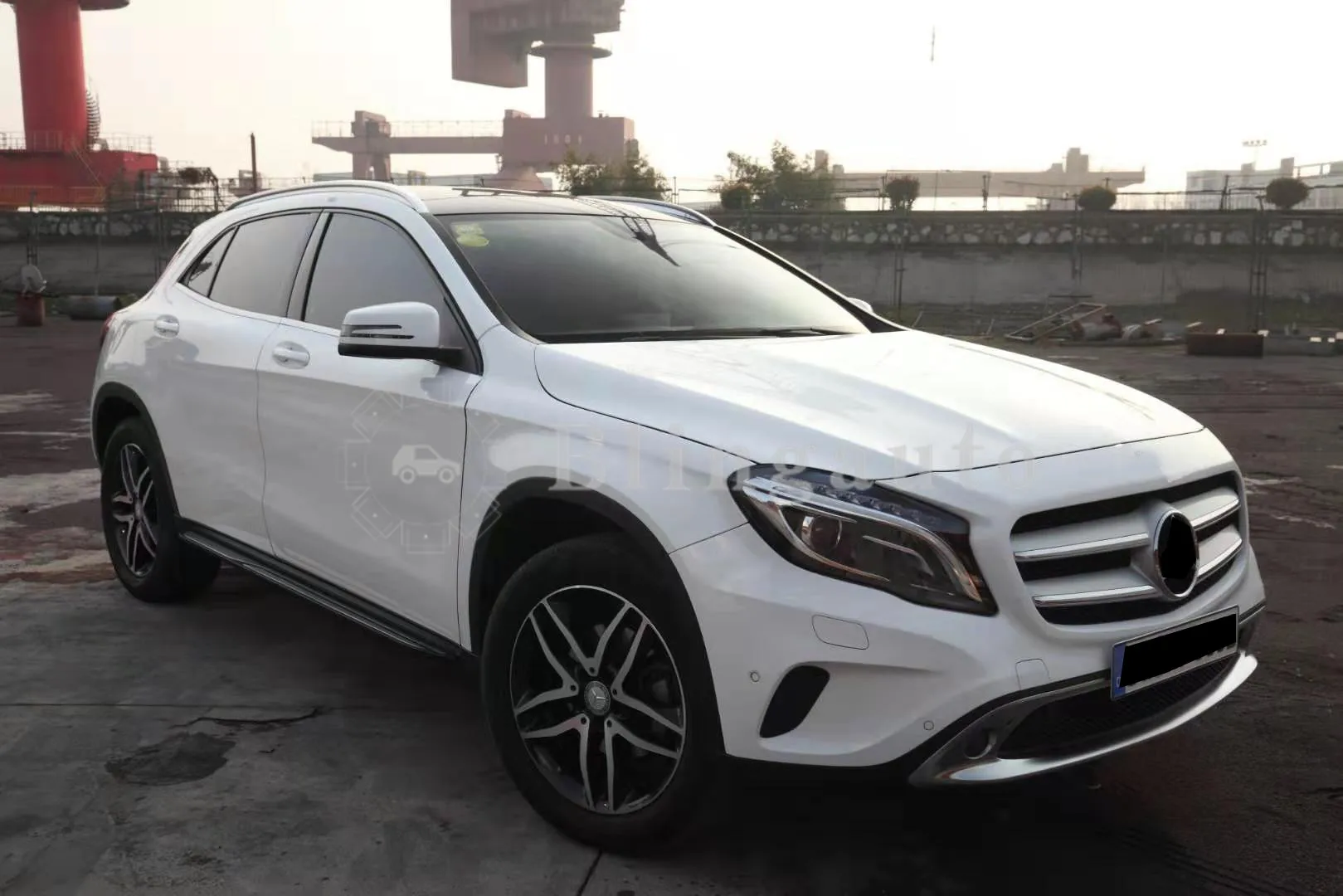 Беговая плата подходит для Mer-cedes Be-nz GLA X156 серии GLA200- алюминиевые боковые Nerf шаг бар автомобиля педаль протектор