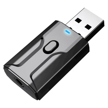 

5.0 Bluetooth Adapter Mini USB Wireless Bluetooth Transmitter Receiver Music o for PC TV 3.5mm AUX Adapter