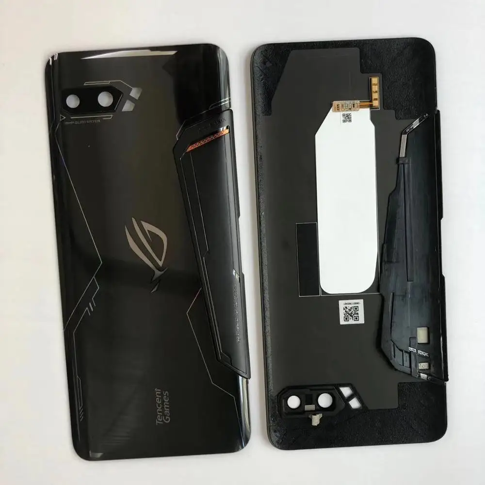 Для 6,5" Asus ROG Phone II ZS660KL 3D стеклянная задняя крышка батарейного отсека+ стеклянная линза для ASUS_I001D I001DA I001DE