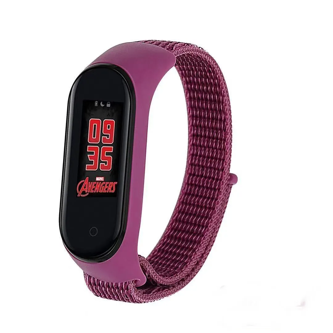 Дышащий нейлоновый ремешок для Xiao mi Band 4 3 Мягкая Спортивная петля для mi Band 3 4 Watchbnd Браслет замена браслета
