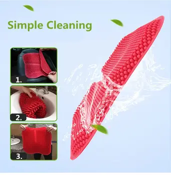 

Gel Gel Seat Cushion -Unique Bullet Column Massage Non-Slip & Breathable Cushion for Office Chair Car Seat Tailbone Pain & Pain