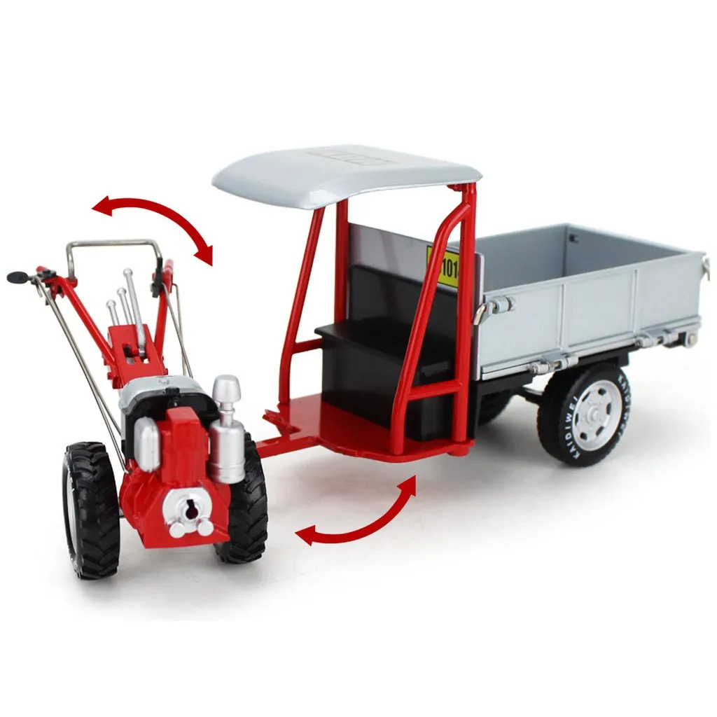 1:16 China Rural Production Tool Alloy Agricultural Tractor Model Toy New Arrival Dropshipping