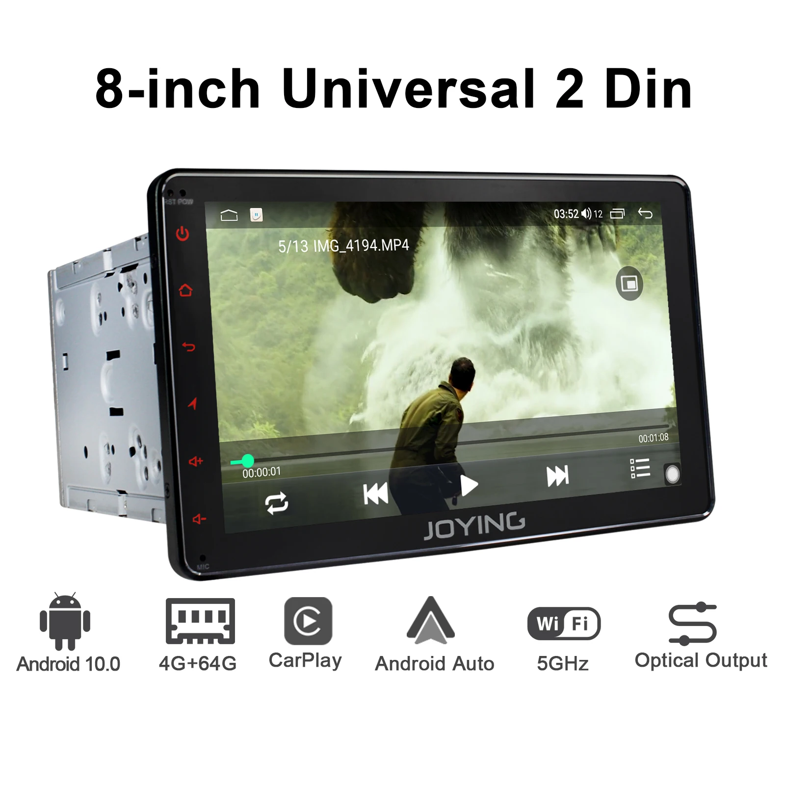 Android 10 0 головное устройство автомобиля радио GPS навигация 4 Гб RAM Универсальный