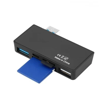

USB3.0 HUB OTG card reader Microsoft Tablet PC surface pro3 / 4 extender SD Card Reader Multi-function Splitter