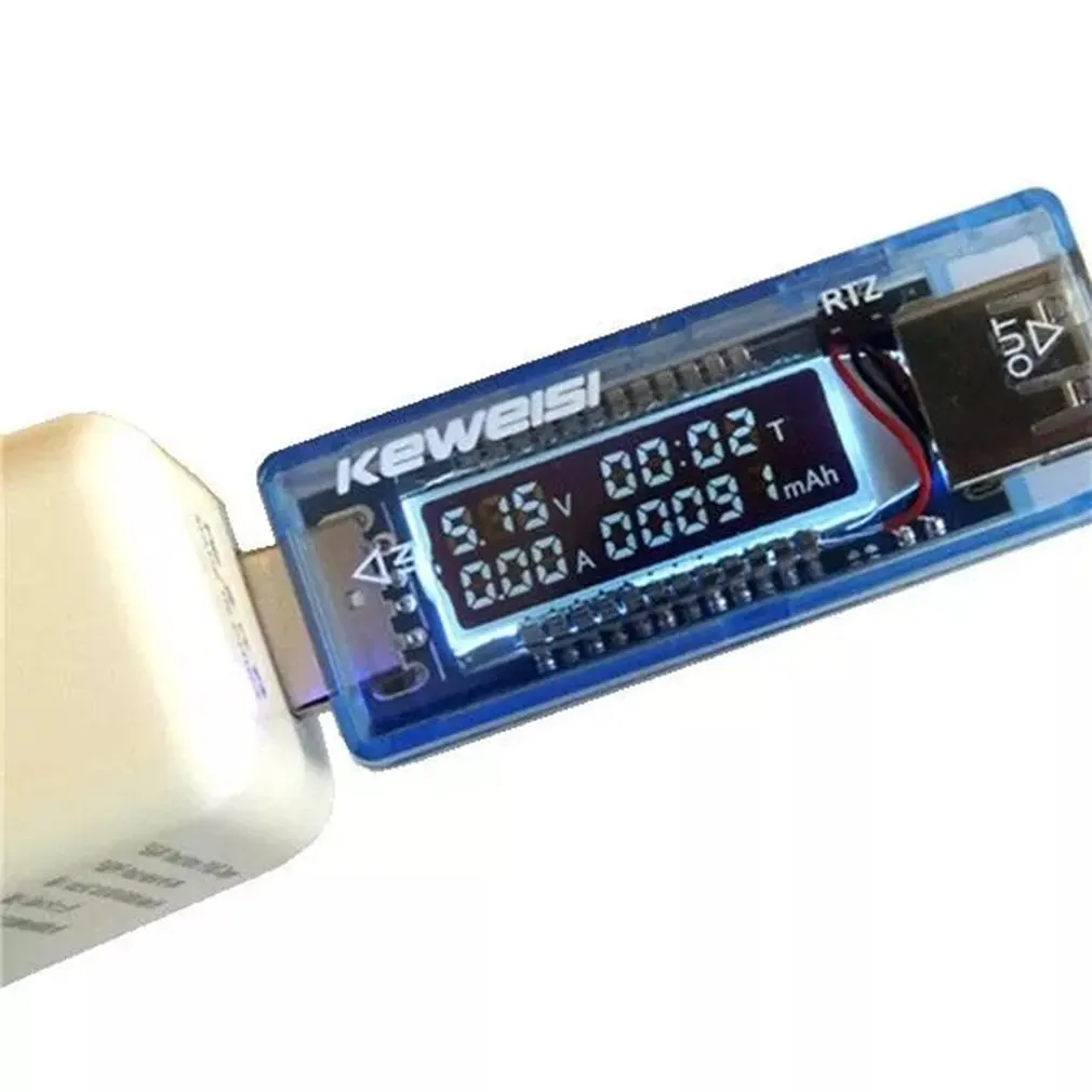 USB зарядное устройство Доктор напряжение измеритель тока Вольтметр Амперметр рабочее время мощность батарея Емкость тестер измерительные инструменты