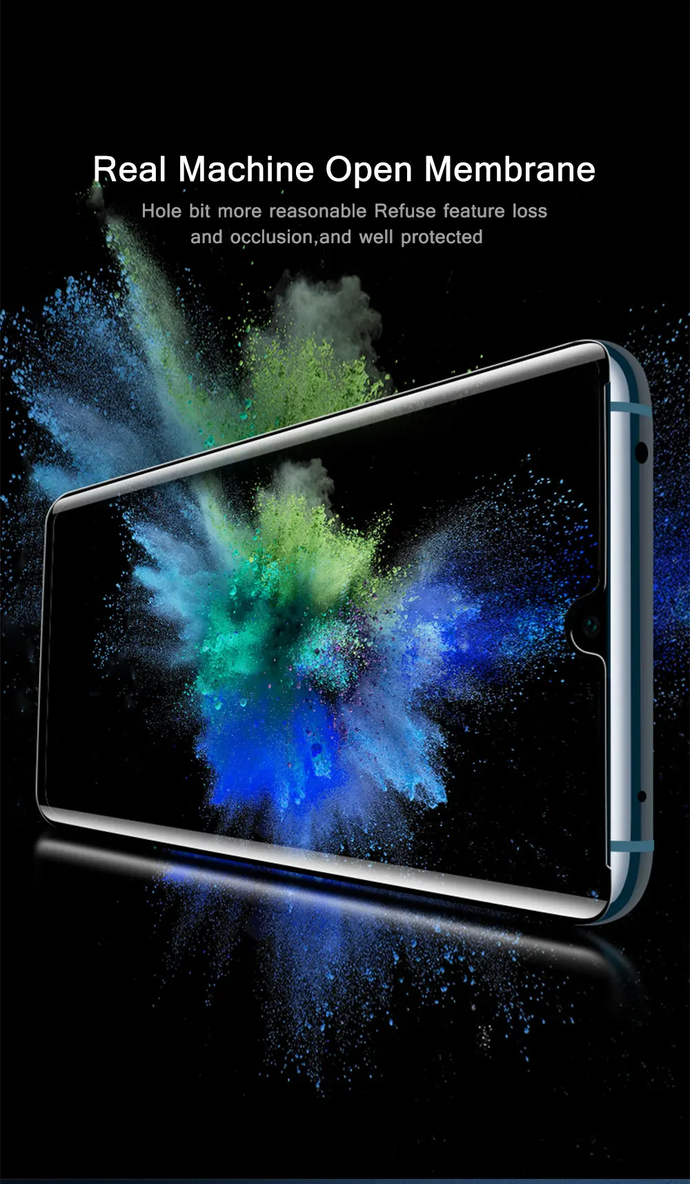 Протектор экрана для huawei P30 Pro закаленное стекло 3D закругленные края полное покрытие протектор экрана для huawei P30 Pro стеклянная пленка