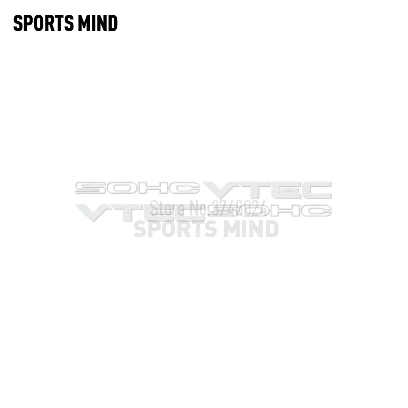 1 쌍 SOHC VTEC 비닐 스티커 데칼 자동차 혼다 시빅 Si Accord JDM Typer 액세서리 용 자동차 스타일링