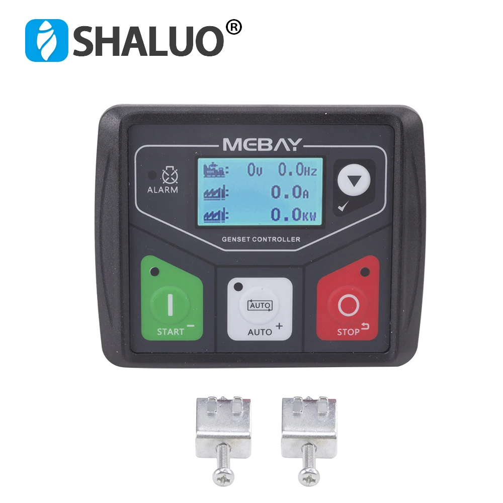pequeno do genset, painel com relação programável