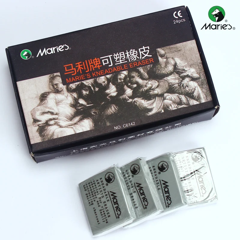 Pencil Eraser 1pcs Plasticity Soft Rubber Eraser Student Drawing Sketch