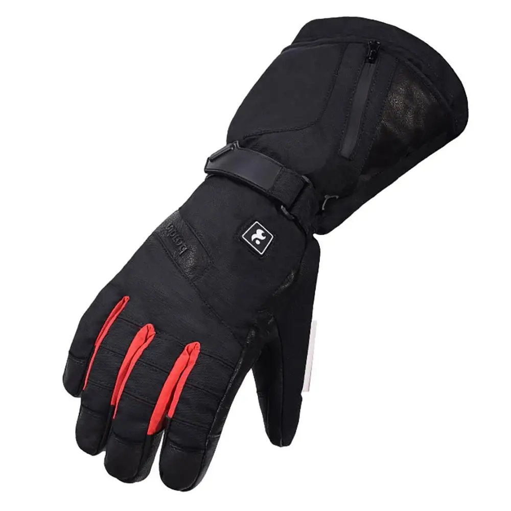 

Electric Heated Gloves Heat Insulated Thermal Adjustable temperature Hand Gloves Heated warm gloves for Winter #1c10