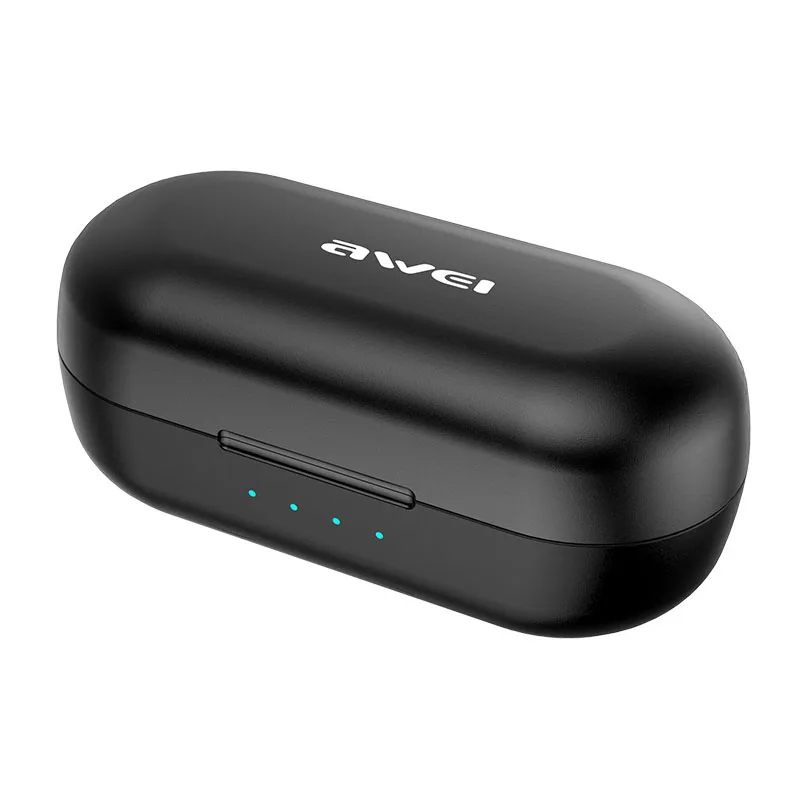AWEI TWS 5,0 Bluetooth наушники настоящие беспроводные наушники Беспроводная зарядка наушники гарнитура с микрофоном для iPhone Xiaomi