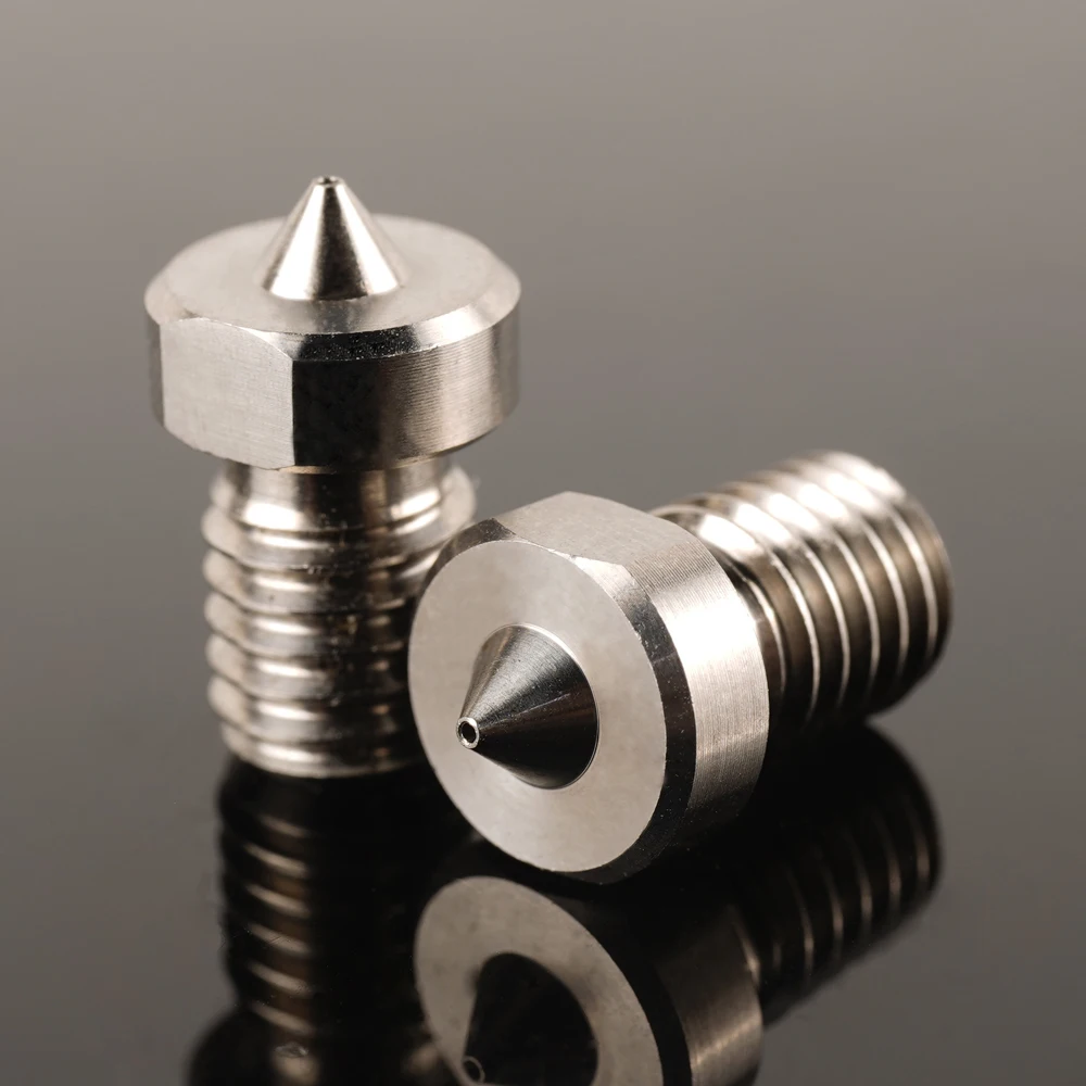 Titanium Alloy Nozzle E3D V5 V6 M6 Thread 3D Printer Parts J