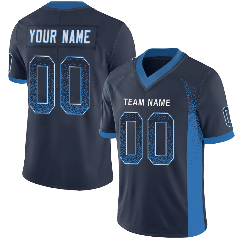 Wholesale Custom Football Gradient Jersey Design Embroidery Team Player