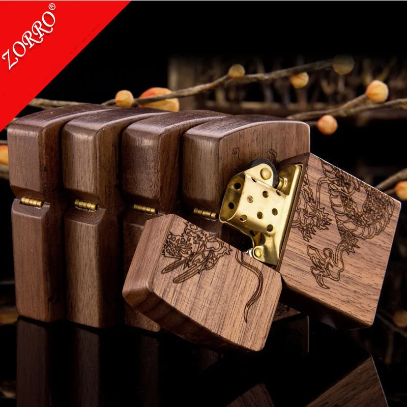 Zorro керосиновая зажигалка, dragon wood limited edition, творческая Мужская зажигалка, подарок, чтобы отправить другу отца