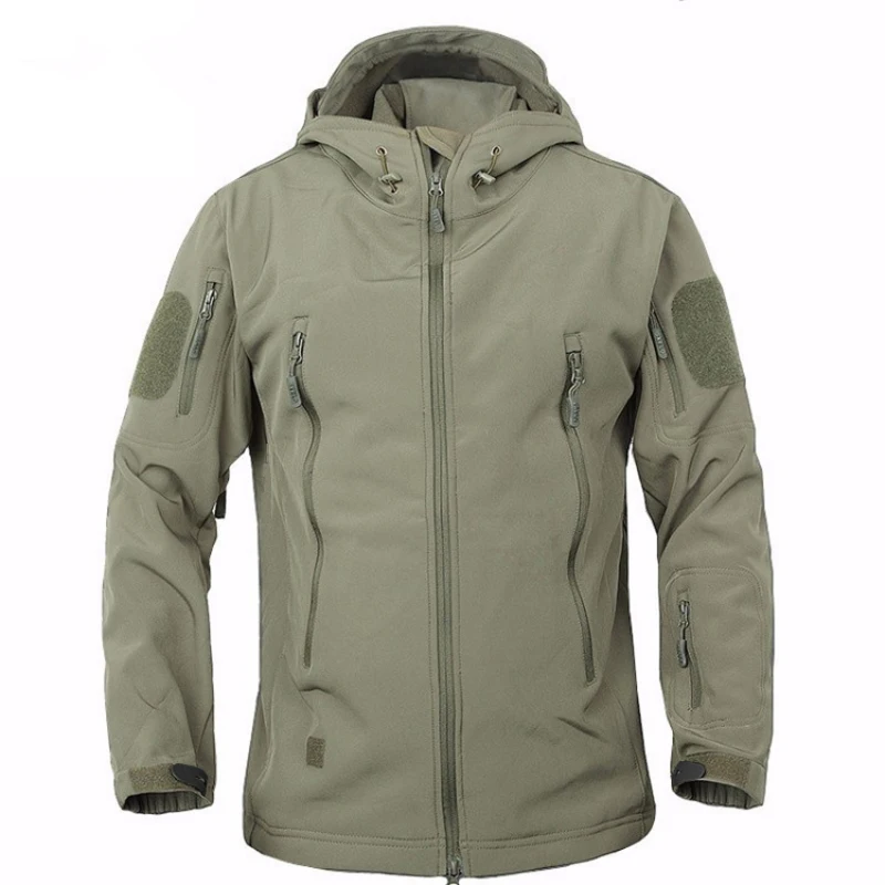 

Brand Clothing Autumn Men's Military Camouflage Fleece Jacket Army Tactical Clothing Multicam Male Camouflage Windbreakers