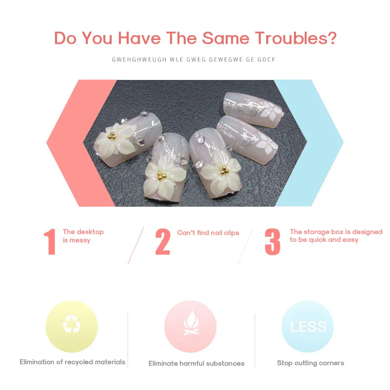 33 ячейки для демонстрации цвета ногтей коробка хранения лака атмосферный белый