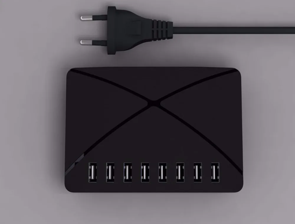 2.4A быстрое зарядное устройство USB адаптер питания смартфоны удлиняющий провод для планшета 8 usb портов розетка ЕС Великобритания США полоса питания для iphone samsung