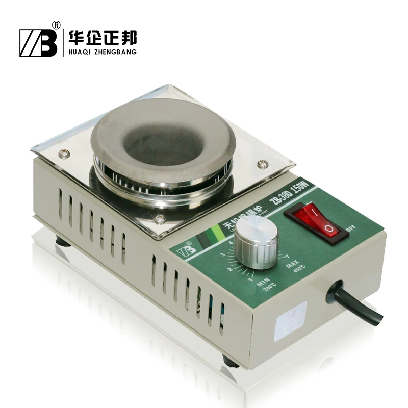 Lead-free Solder Pot 150W Soldering Desoldering Bath Titanium Plate  Stainless Steel Tin Pan For Small Circuit Board Soldering