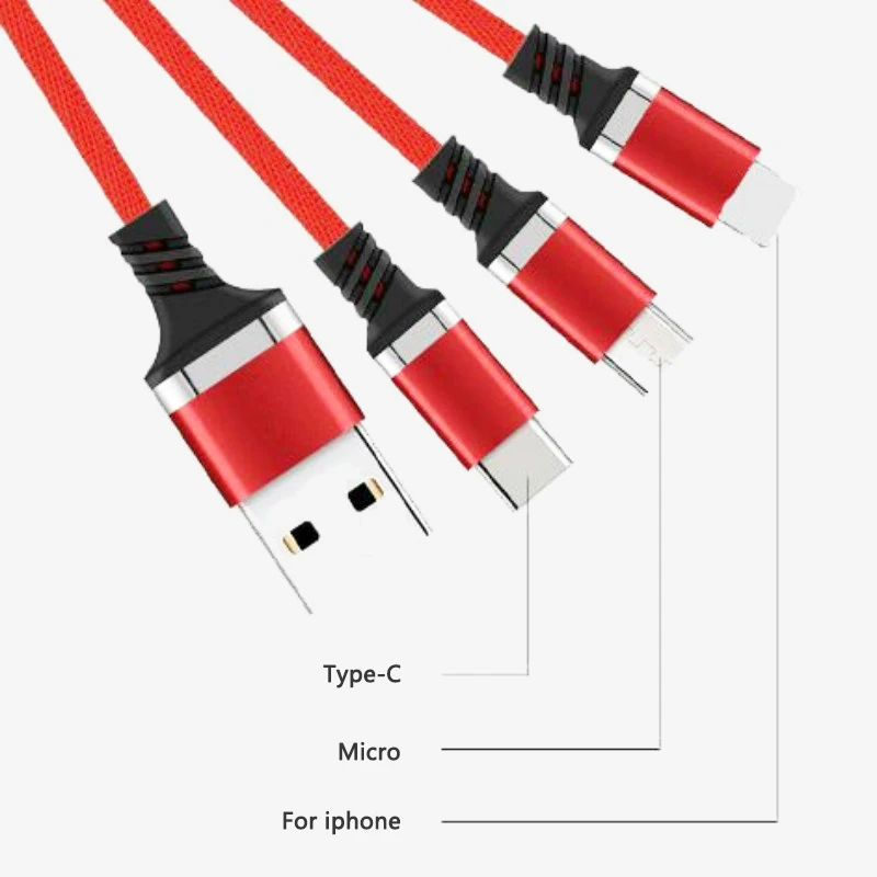 Светодиодный брелок-гитара зарядный кабель для Iphone Xiaomi 3 в 1 Micro USB кабель TypeC зарядный кабель для Galaxy S9 huawei samsung s9