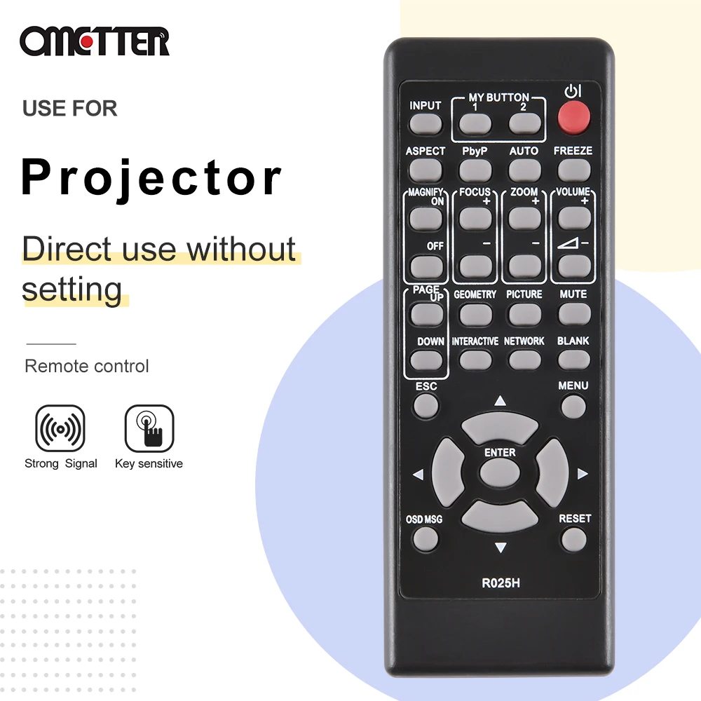 HITACHI リモートコントロール R025H/HL03037 日立 正規品 プロジェクター用リモコン Hitachi Tv Remote Replacement Replacement Remote Control For