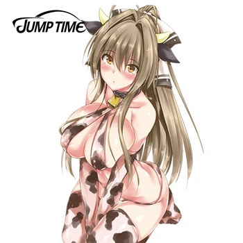 

JumpTime 13cm x 7.8cm Sexy Car Sticker Sento Isuzu Anime JDM Window Decal 3D Car Styling Accessories