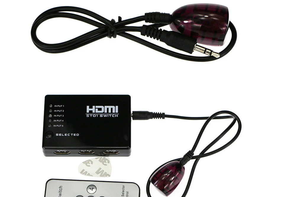 HDMI сплиттер 5 портов HDMI переключатель 1080P 5 вход 1 выход адаптер для xbox 360 PS3 PS4 HDTV HDMI селектор HDMI удлинитель