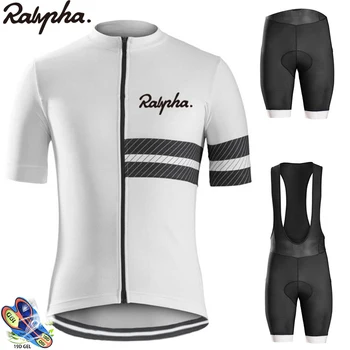 

Ralvpha Cycling Jersey Bib Shorts Pro Cycling Clothing Set Breathable Men Bicycle Bike Jersey Suit maillots ciclismo hombre 2020