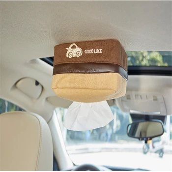 

Car Storage Sun Visor Tissue Box Truck Case Organizer Bag Paper Napkin Holder
