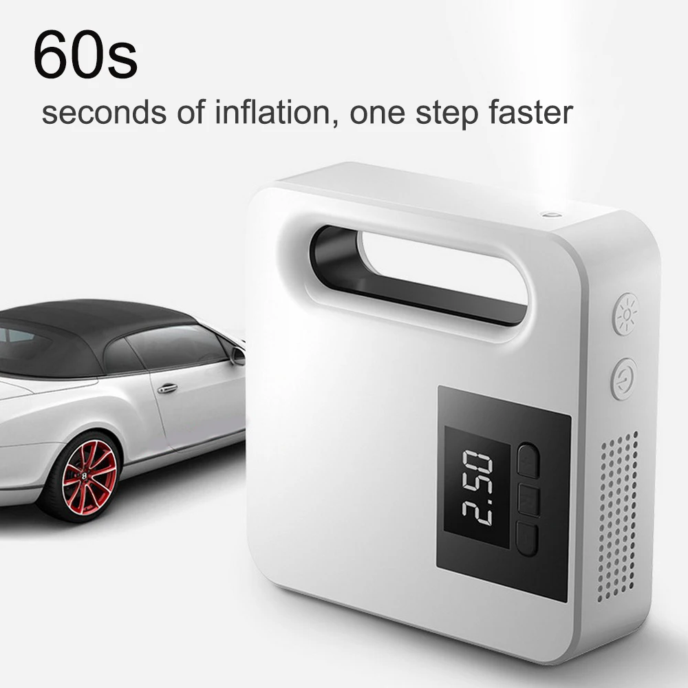 

Car Air Compressor 12V Protable Electric Car Air Pump Mini Tire Inflator Auto Tyre Pumb High Pressure Tire Air Inflator Pump