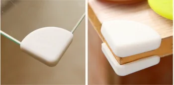 

DHL 200set 4Pcs/set Baby Silicon Corner Protector Table Desk Edge Safety Guards 3 Colors Suking Packing