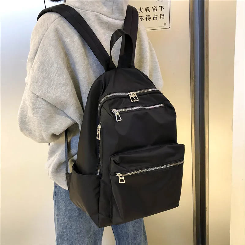 

School Bag Girl Korean version high school canvas college students slightly antique feeling girls campus shoulder bag
