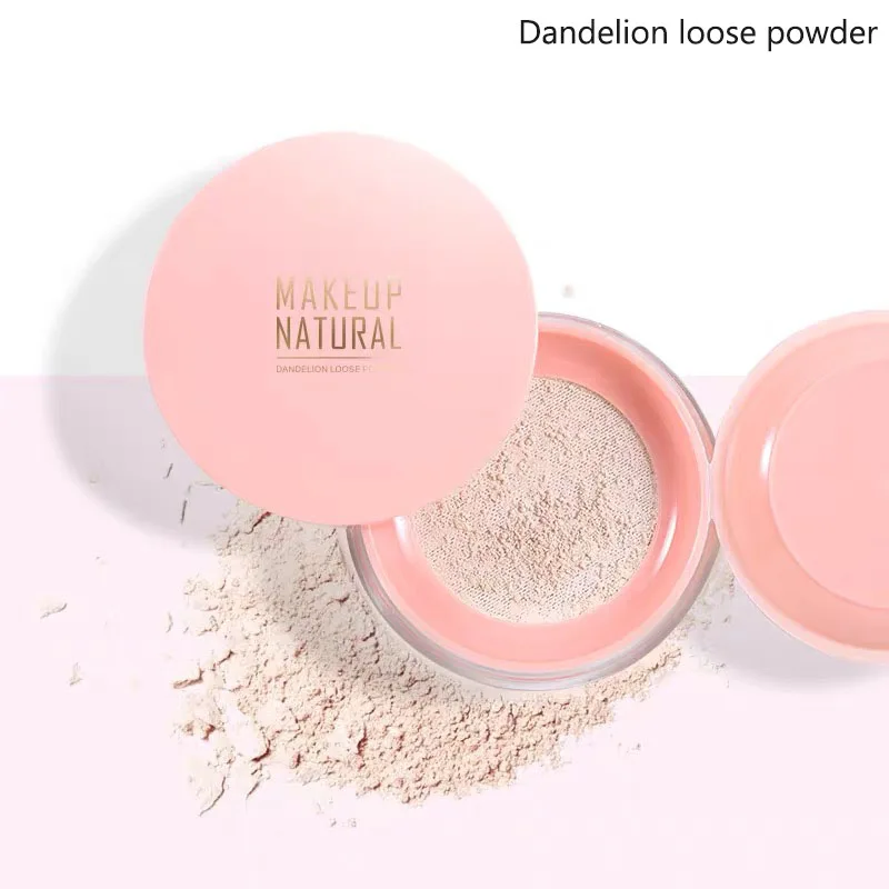 

Dandelion Loose Powder Oil Control Long Lasting Face Makeup Highlighter Smooth Translucent Setting Powder Beauty Cosmetic