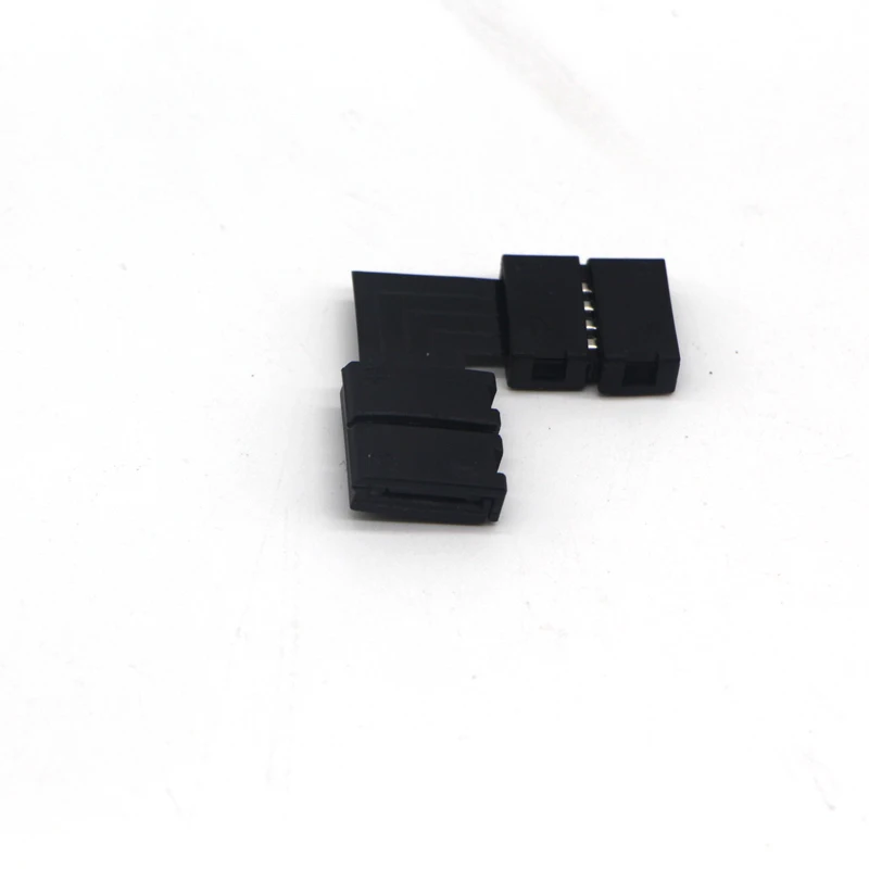 

Simple and convenient 10MM wide 2pin 4pin buckle L type DC 12V 5050 RGB LED Strip connector Black hippo buckle