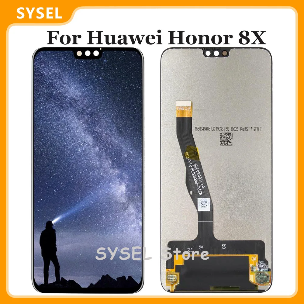 С ЖК-дисплеем для Huawei Честь 8X ЖК JSN-AL00 JSN-L22 JSN-L21 сенсорный экран дигитайзер
