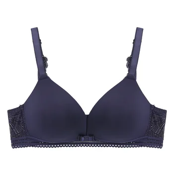 

Elovegirl Solid Color Wireless Push Up Bra Women Seamless Soft Bras Simple Breasted Sexy Lingerie Comfort Breathable Bralette