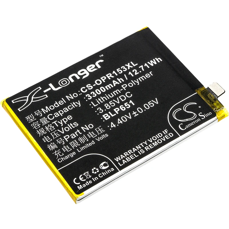 

LATEST | Battery For OPPO PAAM00,PAAT00,R15 DME 4G+