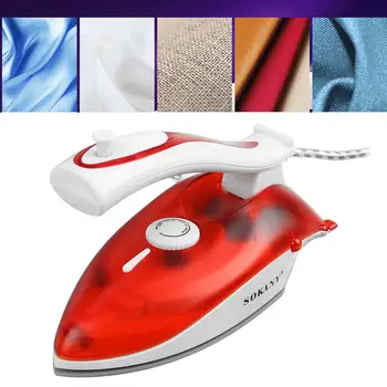 

Portable Electric Iron Anti-drip 5 Speed Adjustment Ironing Steamer Clothes Steam Irons Home Travel Spray Generator EU Plug