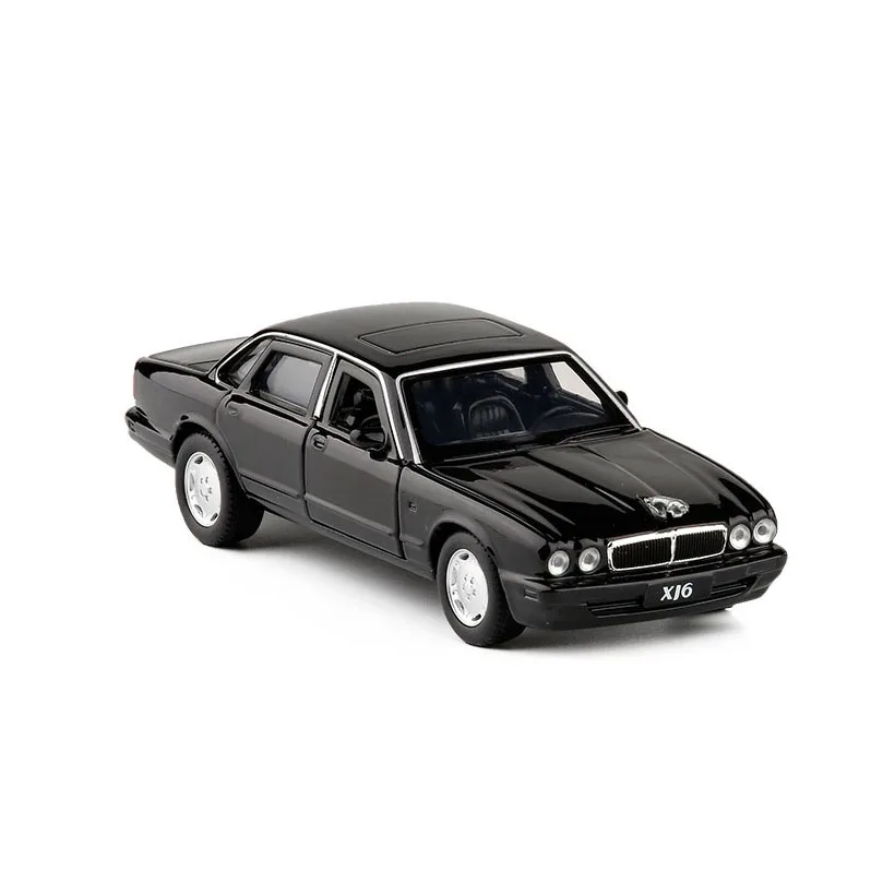 

1/36 04 XJ6 Simulation Toy Vehicles Alloy Pull Back Mini Car Replica Authorized By The Original Factory Model Toy Collection