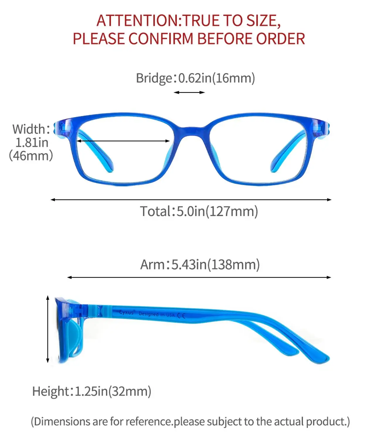 Cyxus, анти-синий светильник, очки для детей, компьютерные очки TR90, без бисфенола, силиконовая оправа для мальчиков и девочек 3-12-6009 лет