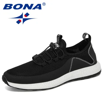

BONA 2020 New Designers Breathable Tenis Men Outdoor Sneakers Man Trainers Super Light Krasovki Sapato Masculino Chaussure Homme