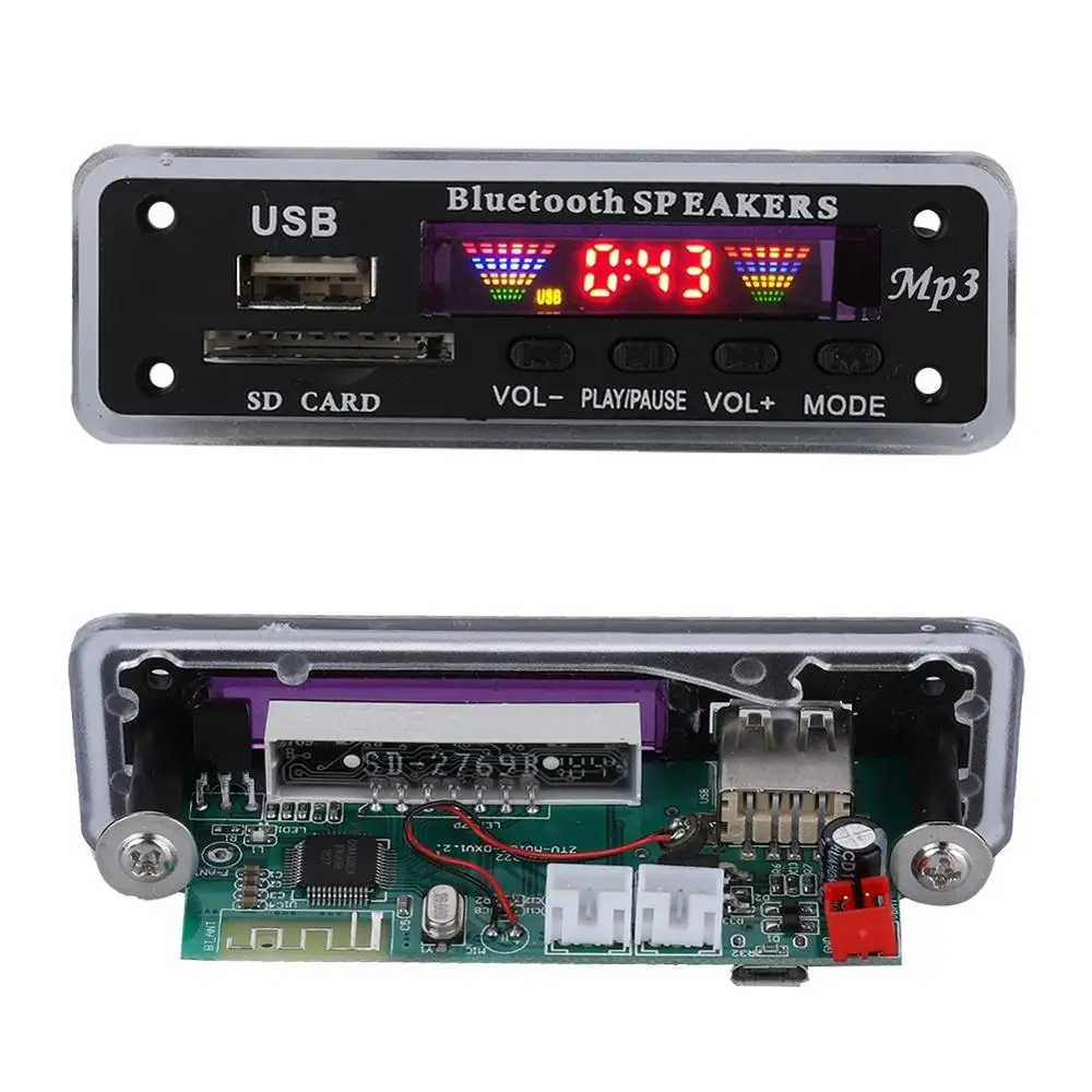 Высококачественный модуль декодирования SDM01BT + Bluetooth 4 цвета экран MP3 FM APE FLAC плата