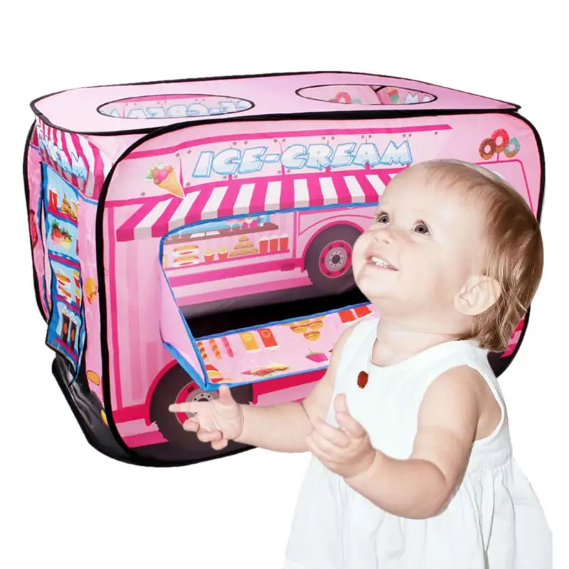 

Children School Bus Popup Tent Kids Play House Outdoor Activities Indoor Foldable Game Tent Boys Toy Girls Gift