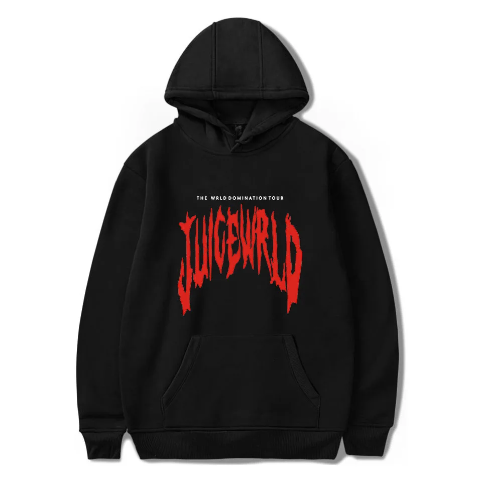 

Fahsion Casual Hoodies Men Hip Hop Letter print juice wrld loose hoodie sweatshirts women pullover harajuku Clothing