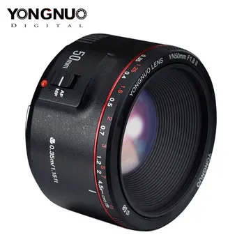 

New YONGNUO YN50mm F1.8 II Large Aperture Auto Focus Lens for Canon Small Lens Bokeh Effect Lens for EOS 70D 5D2 5D3 DSLR Camera