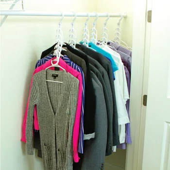 

Multi-Function Cloth Organizer Magic Wardrobes Display Hanger Hooker Space Saver Wonder Triple Closet Home Storage Supplies1