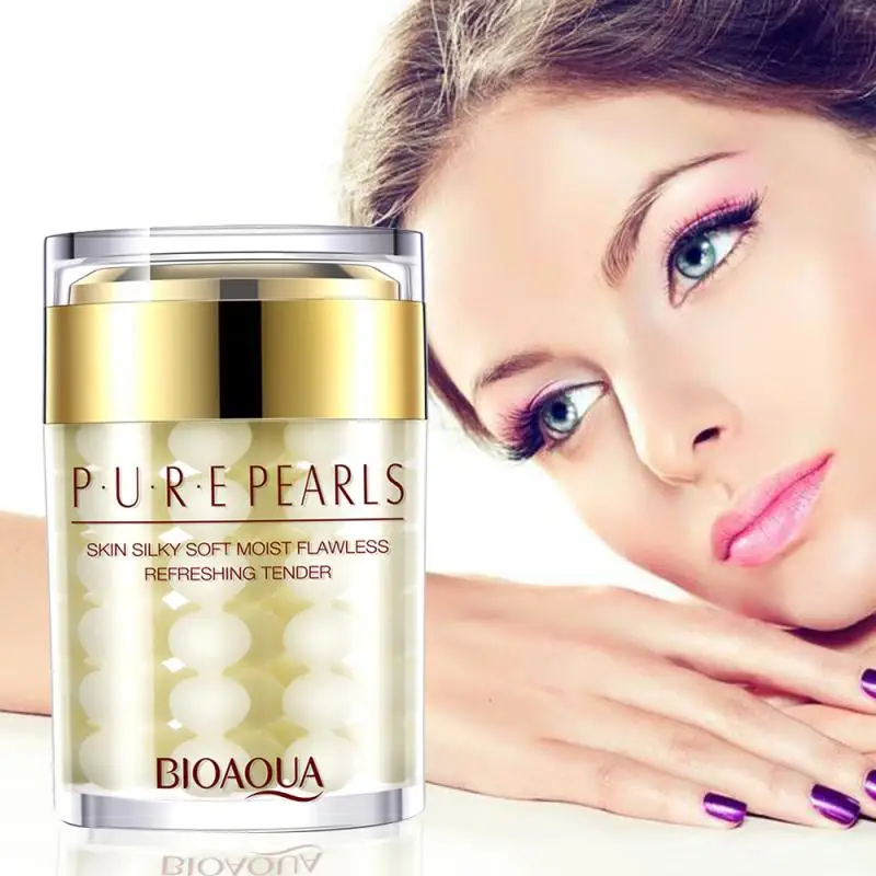 BIOAQUA Pearls Face Cream Skin Care Whitening Moisturizing Anti Wrinkle day creams moisturizers |